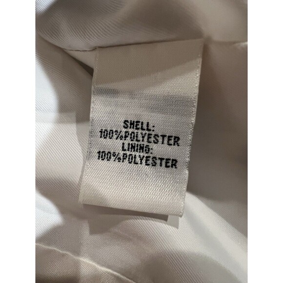 Kenneth Cole Reaction Black And White Bell Sleeve Zip Front Jacket Size 6 Petite - Picture 7 of 9